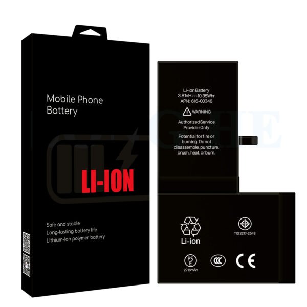 Factory wholesale battery with super capacity for iPhone X battery