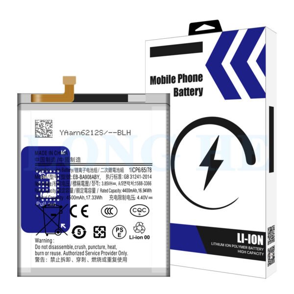 3.85v 4500mAh EB-BA908ABY Replacement Battery For Samsung A90 5G A908 Phone Original logo Battery