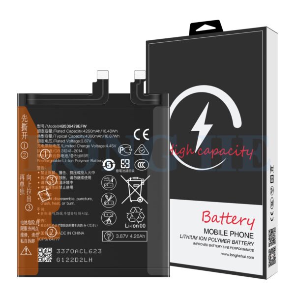 3.87V 4360mAh HB536479EFW cellphone battery for Huawei P50 Pro Rechargeable hone battery