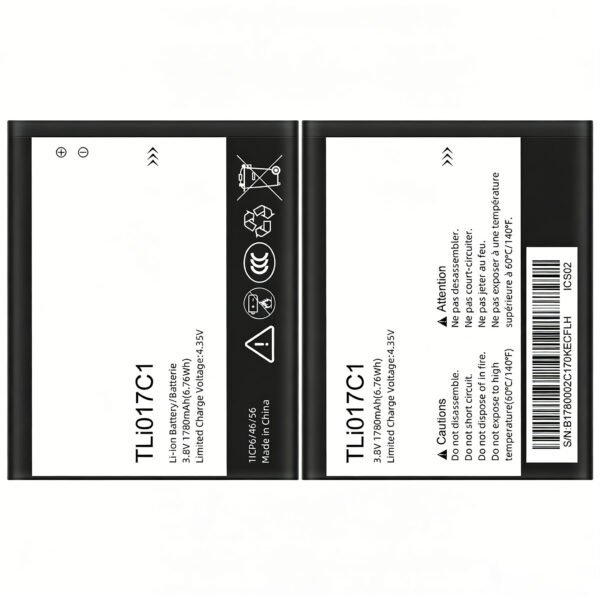 3.8V 1780mAh TLi017C1 TLi017D1 Lithium Battery Dry For Alcatel One Touch Stripe PIX 4.5 5019D 5017D