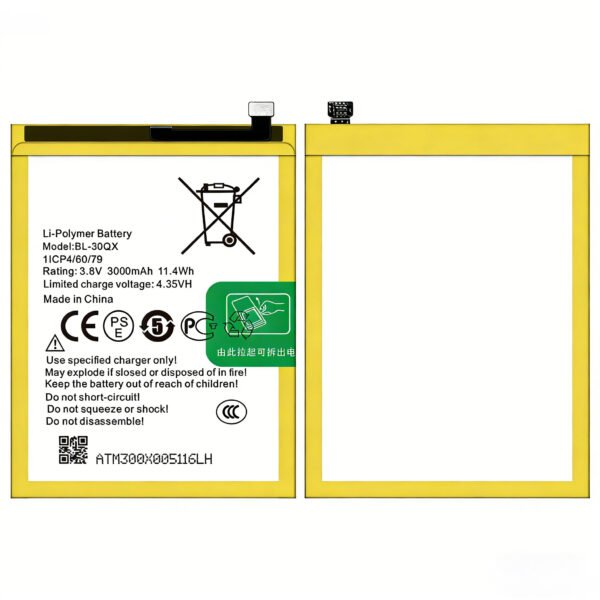 3.8V 3000mAh BL-30QX Mobile Phone Battery For Infinix X521 Battery