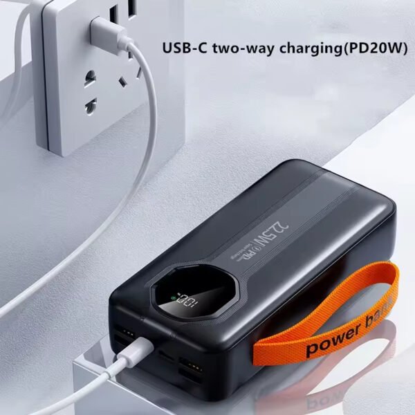 40000mah 22.5w Fast Charging High Capacity Portable Mobile Charger Trending PD Powerbank