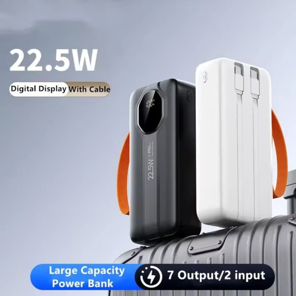 40000mah 22.5w Fast Charging High Capacity Portable Mobile Charger Trending PD Powerbank